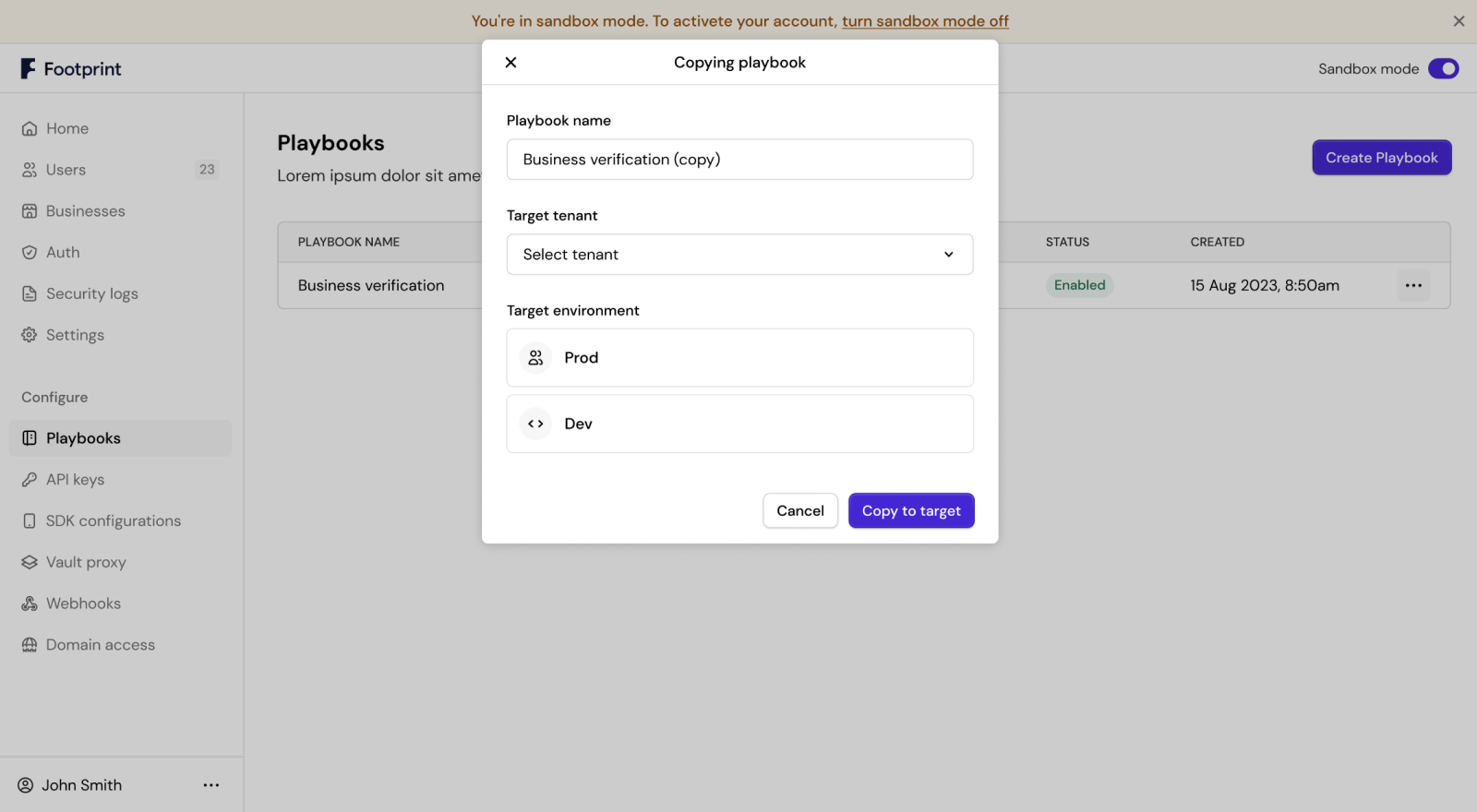 Copy/Duplicate Playbooks